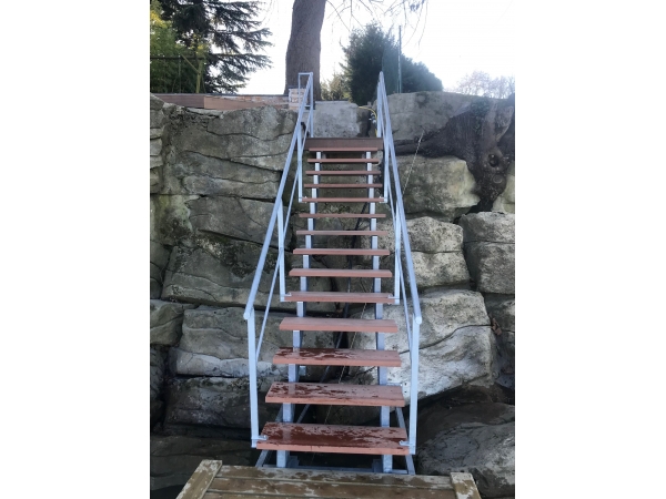 Escalier métallique 20, escalier en fer forgé