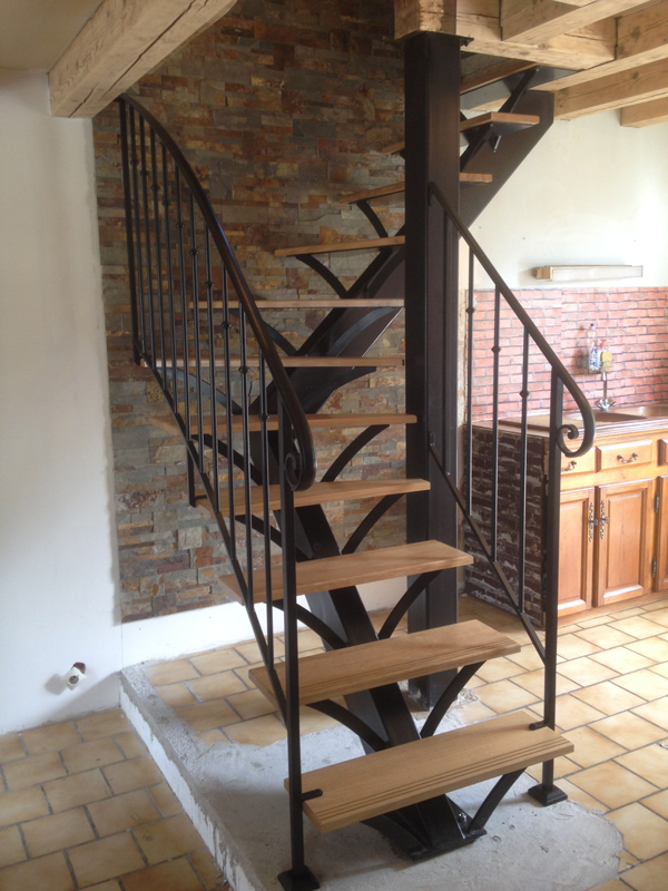 Escalier métalique