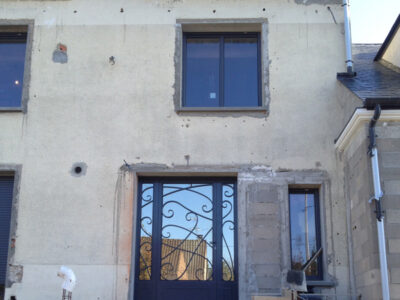 Porte en fer forgé