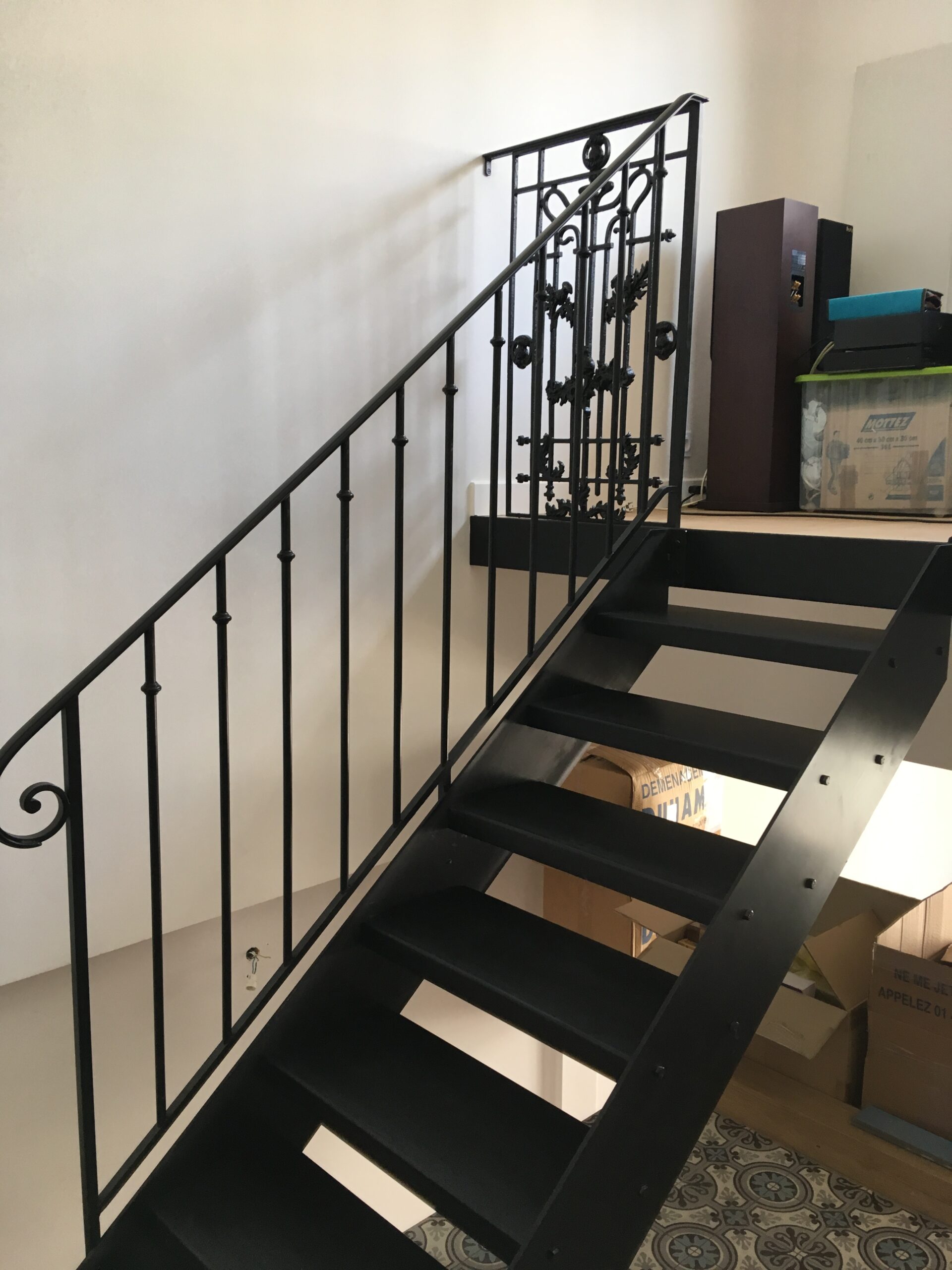 Escalier métalique