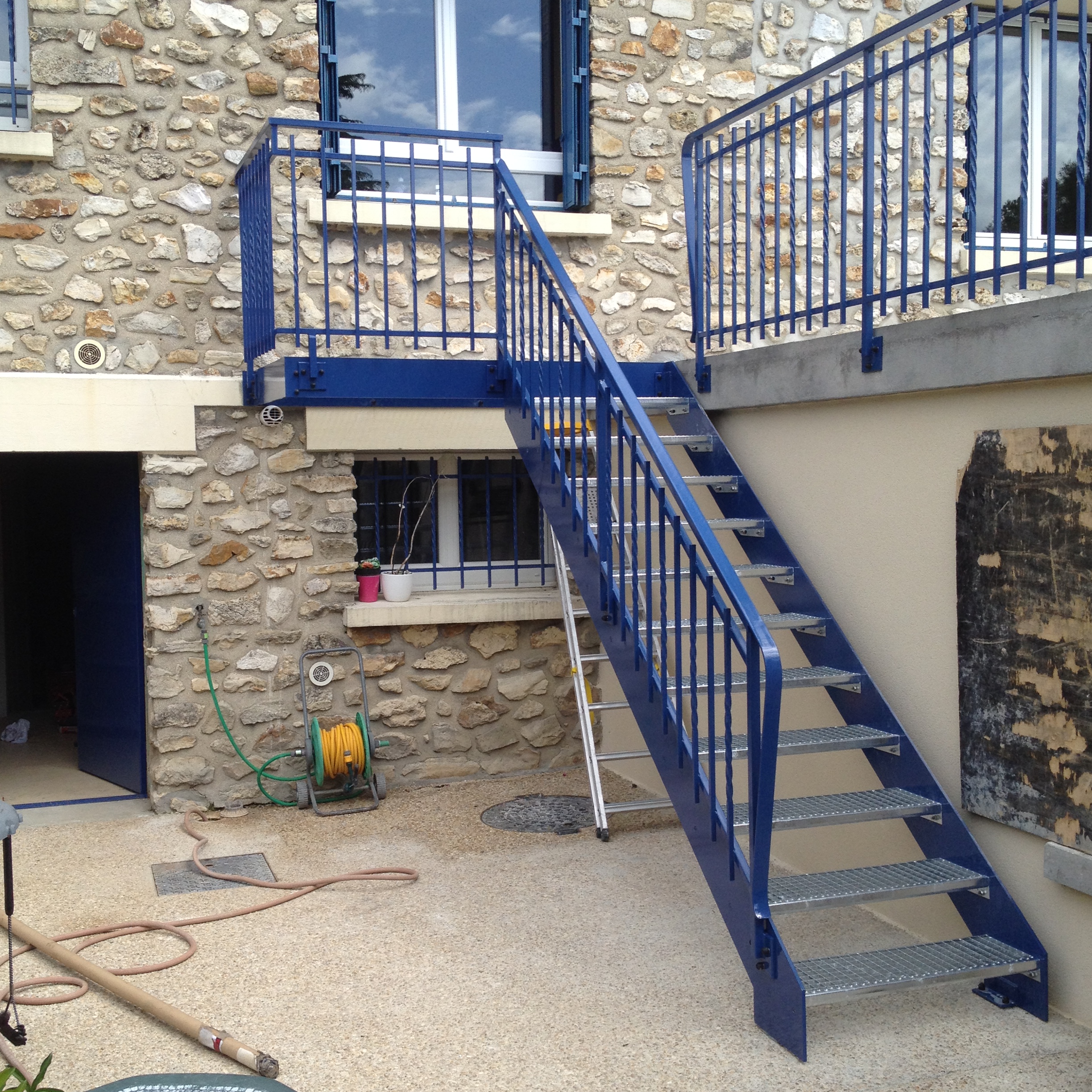 Escalier métalique