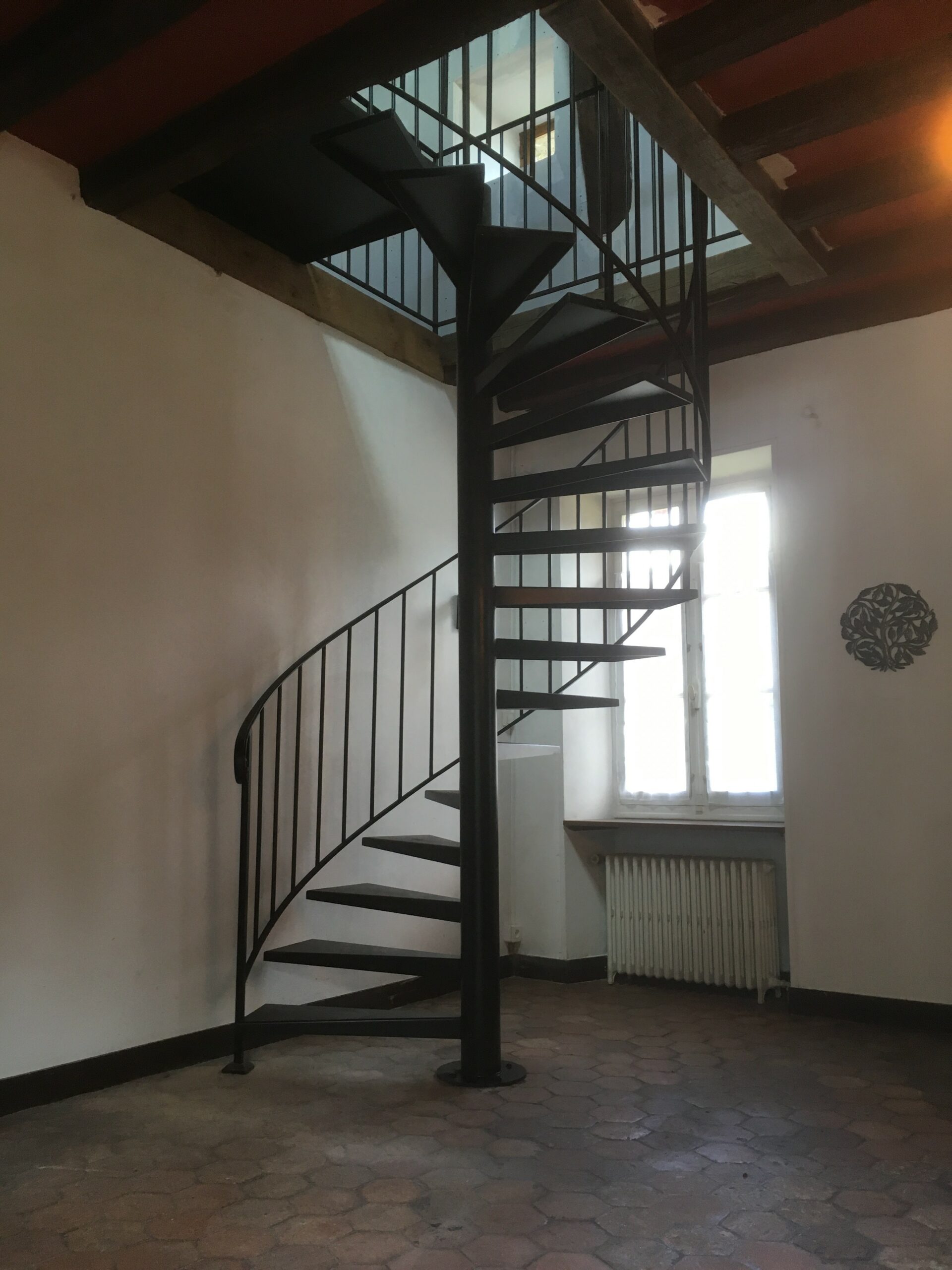 Escalier métalique