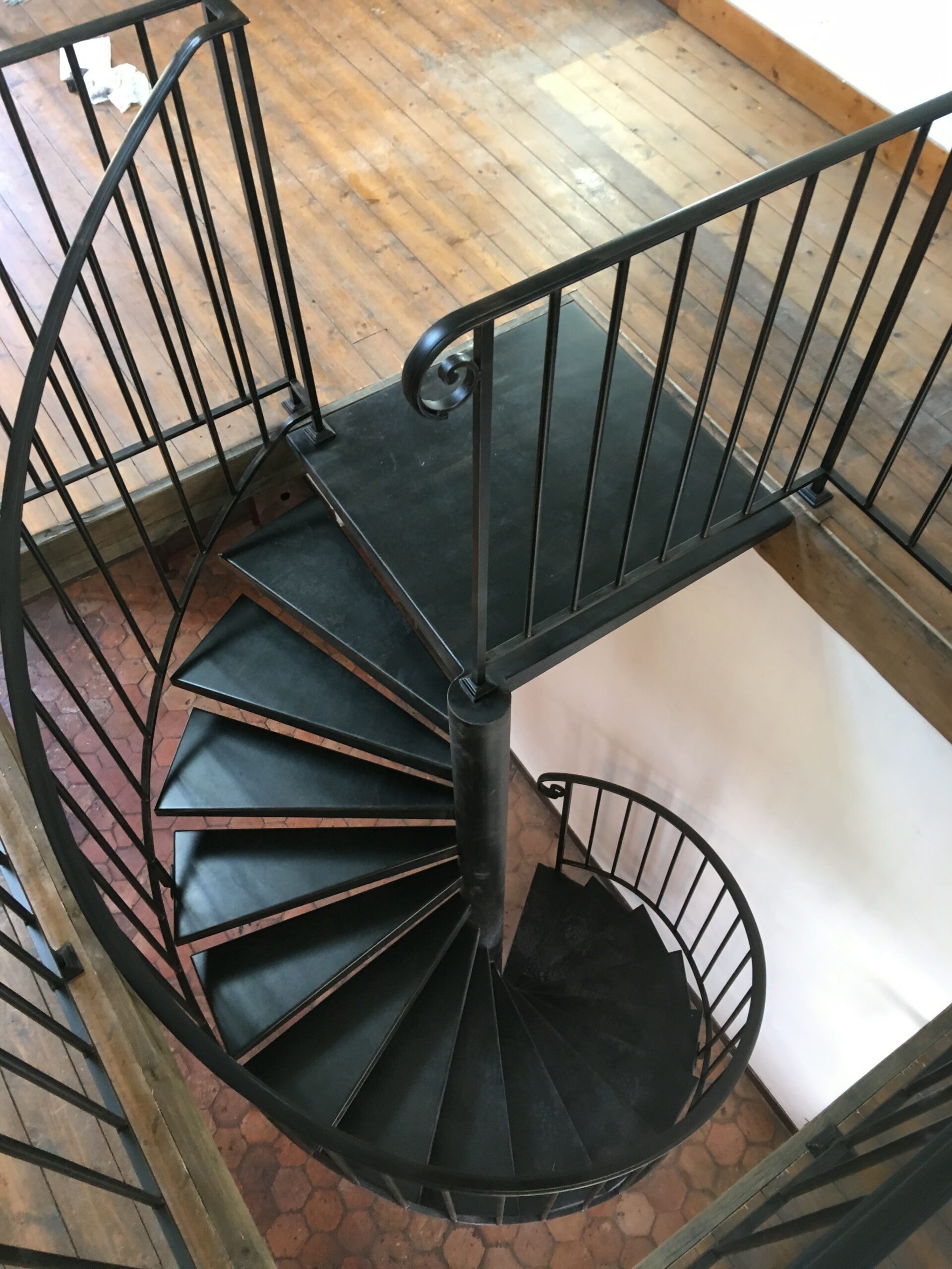Escalier métalique