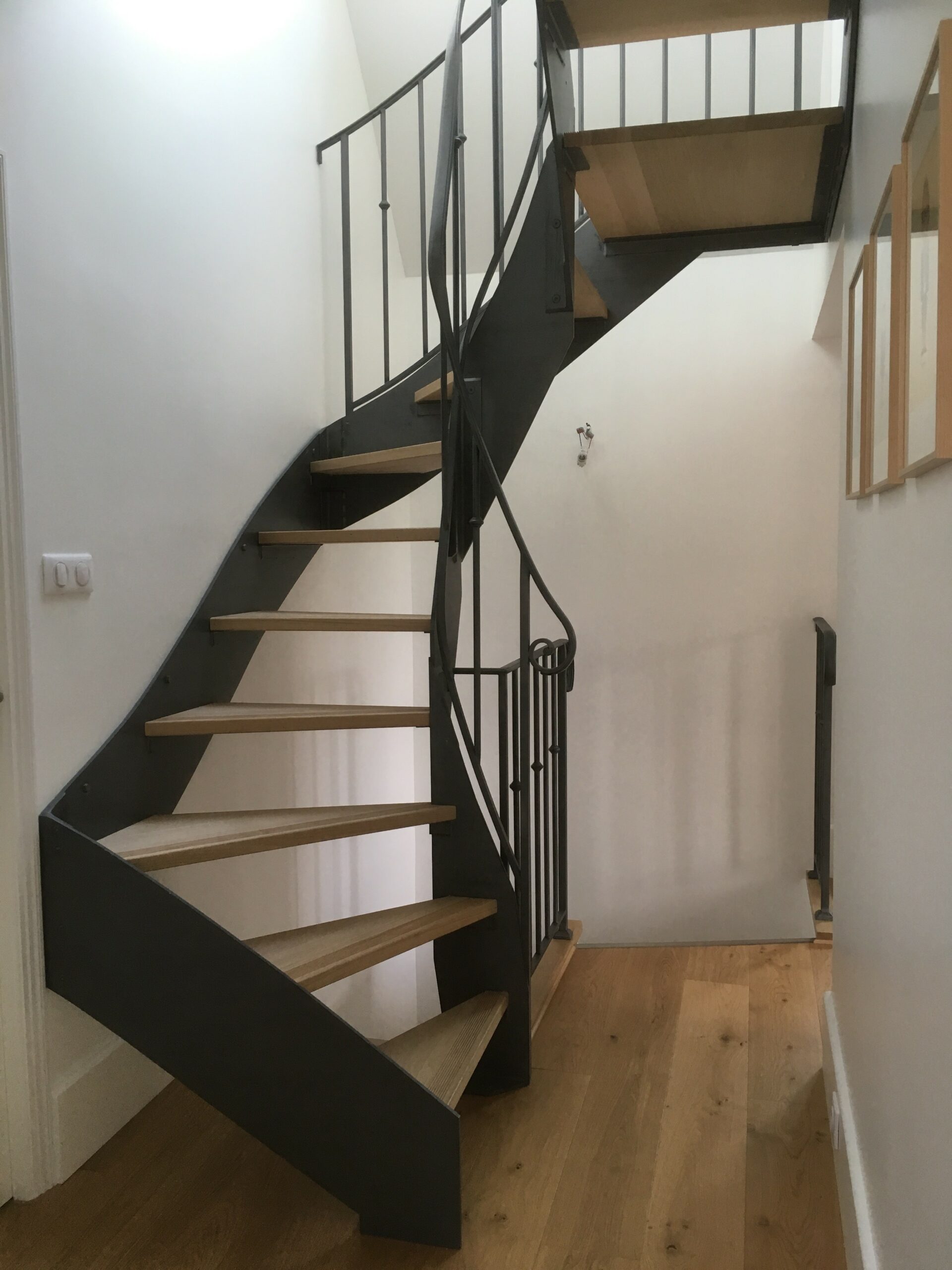 Escalier métalique