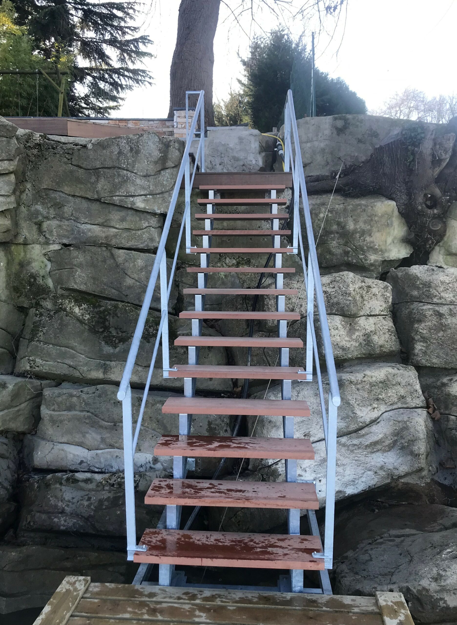 Escalier métalique