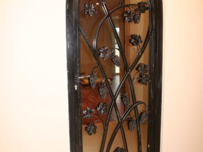 Porte en fer forgé