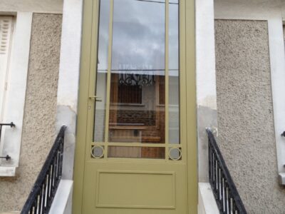 Porte en fer forgé